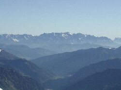 Blick ber das Rauriser Tal mit dem Hochknig- Massiv im Hintergrund