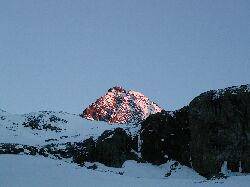 Sonnenaufgang am Glockner
