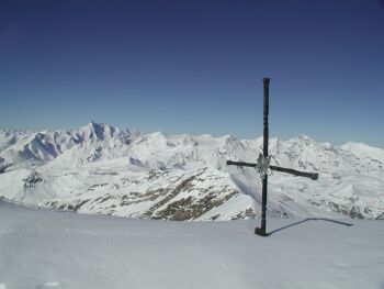 Blick zum Gro Glockner.