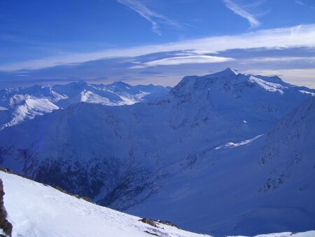 Eigenartige Wolkenformationen ber dem Schareck 3.122 m.