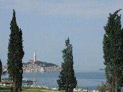 Blick auf das Zentrum von Rovinj.