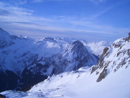 Blick zur Riedingspitze