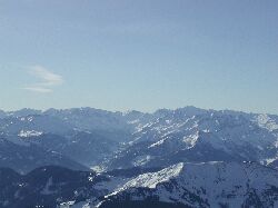 Unbeschreiblicher Fernblick an diesem milden Wintertag.