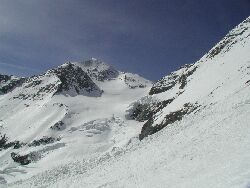 Nochmals das Wiesbachhorn mit dem Walcher Kees im Vordergrund.