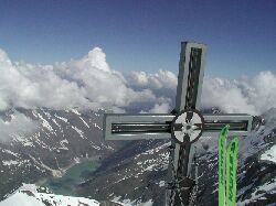Blick zur Limbergsperre, Kraftwerk Kaprun